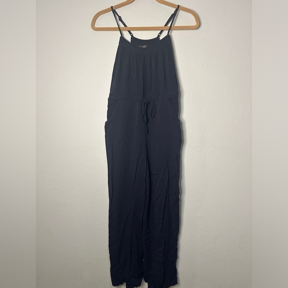 Lulus Wide Leg Jumpsuit Navy Blue Women’s Small